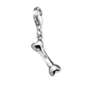 Hot Diamonds Moments Sterling Silver Dog Bone Charm