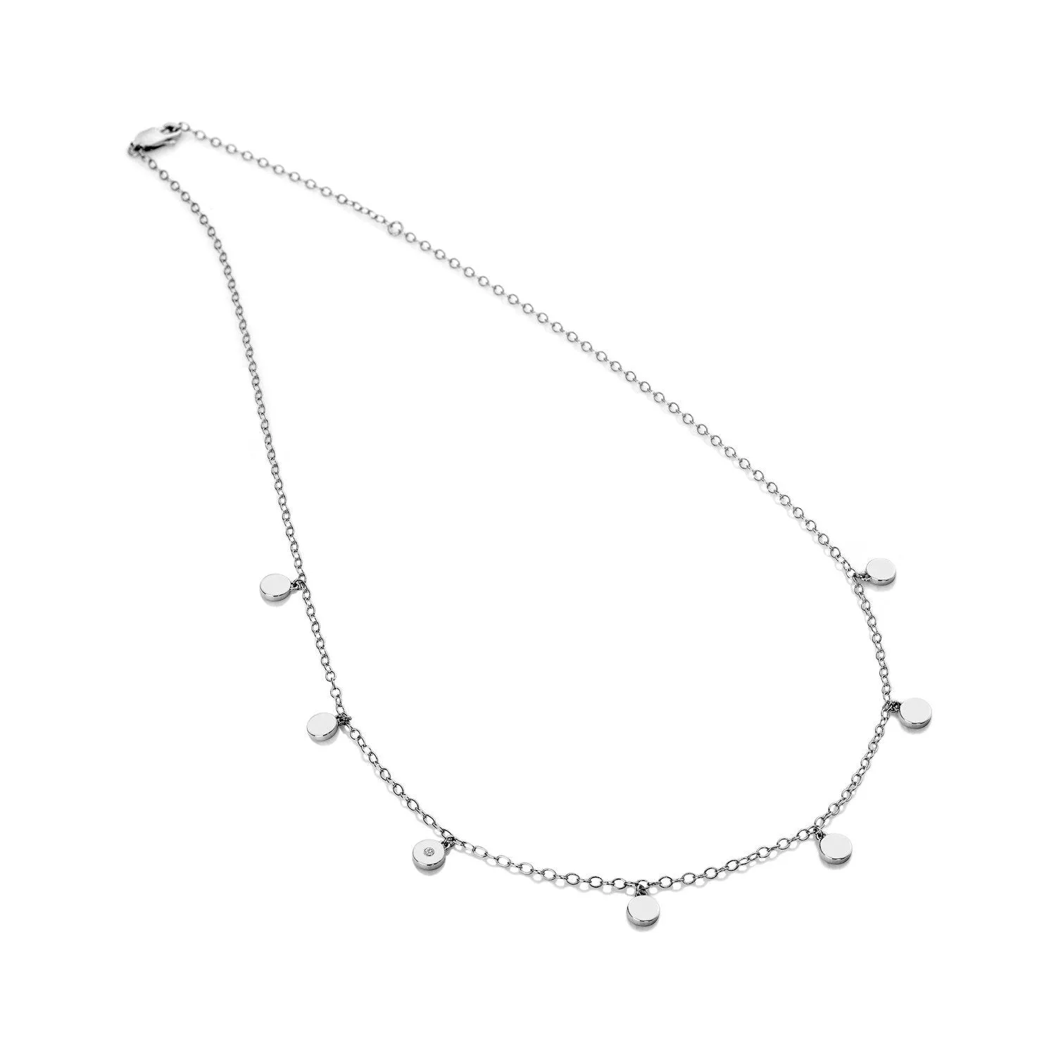 Hot Diamonds Monsoon Sterling Silver Necklace D