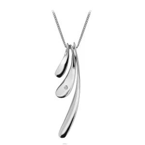 Hot Diamonds Pendant Aqua Silver