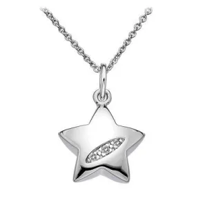 Hot Diamonds Shooting Stars Sterling Silver Necklace