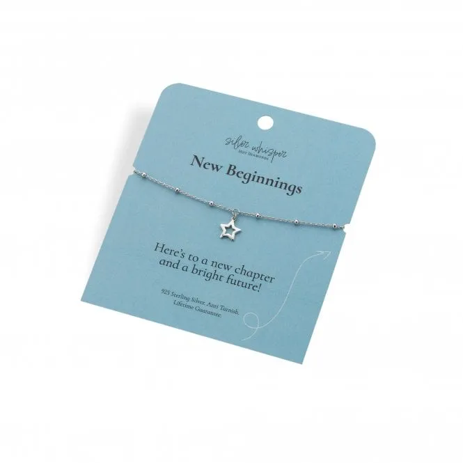 Hot Diamonds Silver Whisper Sterling Silver New Beginnings Bracelet