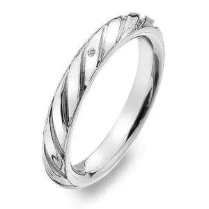 Hot Diamonds Sterling Silver Diamond Breeze Ring D