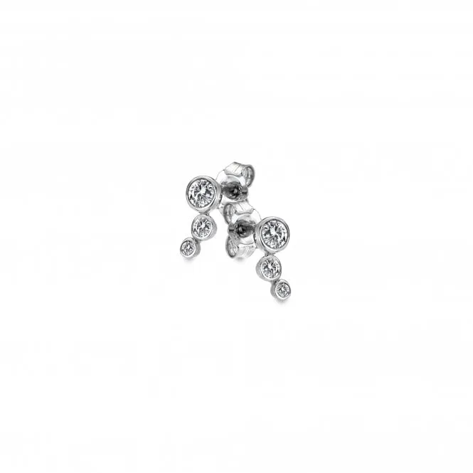 Hot Diamonds Tender Sterling Silver White Topaz Stud Earrings