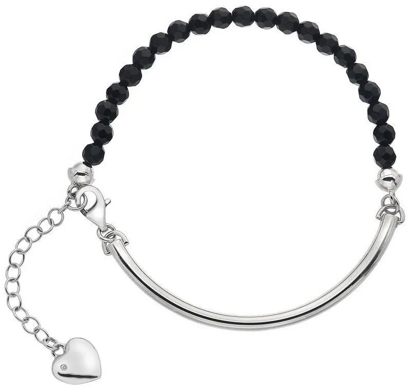 Hot Diamonds Trend Sterling Silver Black Onyx Festival Bracelet