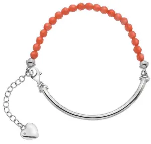 Hot Diamonds Trend Sterling Silver Coral Festival Bracelet