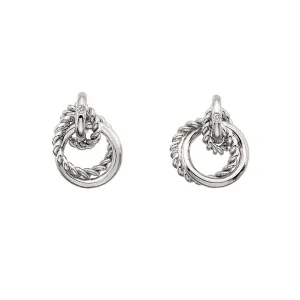 Hot Diamonds Unity Sterling Silver Diamond Circle Earrings