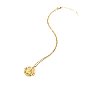 Hot Diamonds x Jac Jossa Gold Plated Sterling Silver Venus Arc Necklace D