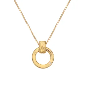 Hot Diamonds x Jac Jossa Spirit Gold Plated Sterling Silver Pendant