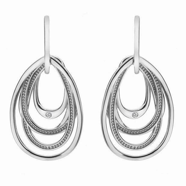 Hot Diamonds Chandelier Sterling Silver Diamond Drop Earrings