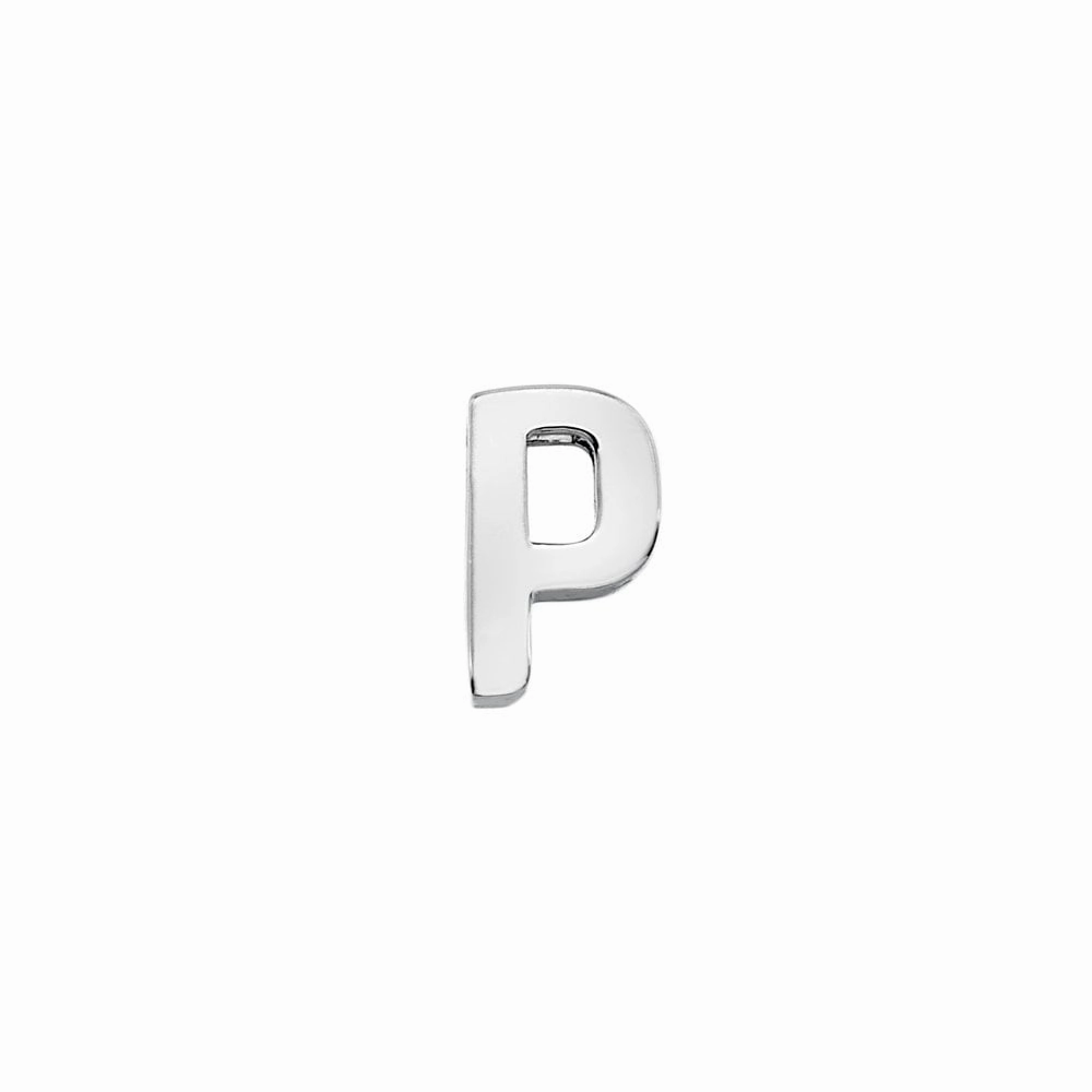 Hot Diamonds Icon Storyteller Sterling Silver Letter P Pendant Charm D