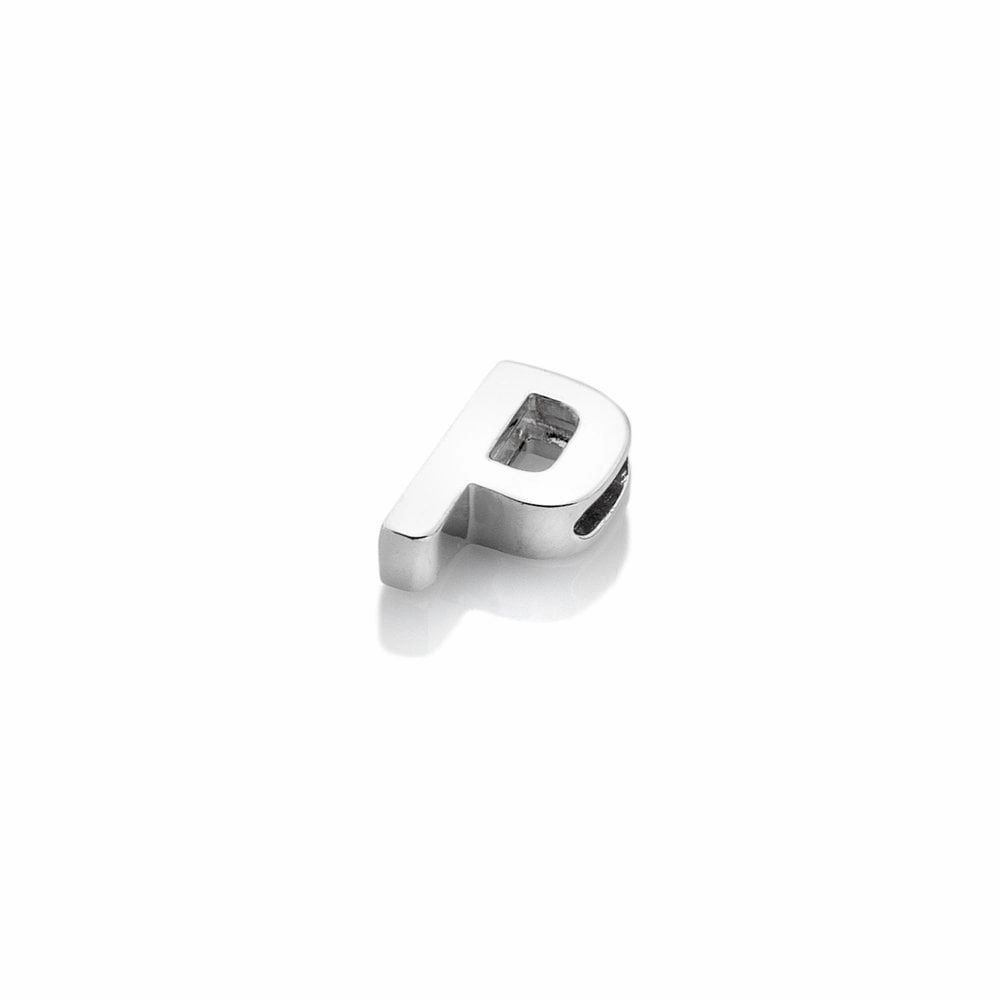 Hot Diamonds Icon Storyteller Sterling Silver Letter P Pendant Charm D