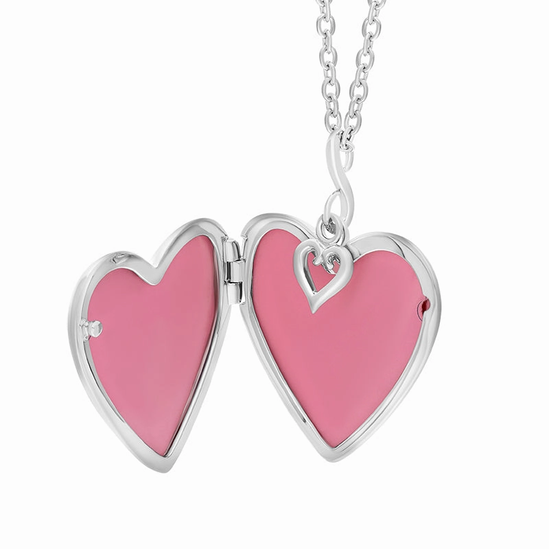 Hot Diamonds Just Add Love Sterling Silver Starry Heart Locket