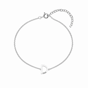 Hot Diamonds Love Letters Sterling Silver D Bracelet