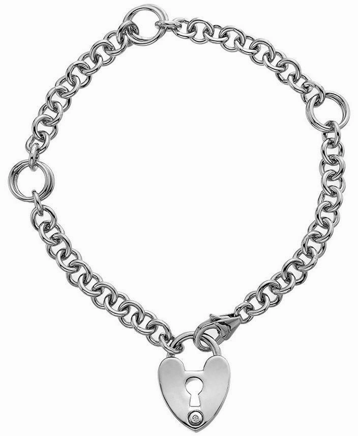 Hot Diamonds Love Sterling Silver Love Lock Bracelet