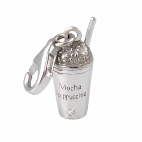 Hot Diamonds Mocha Frappuccino Sterling Silver Charm D