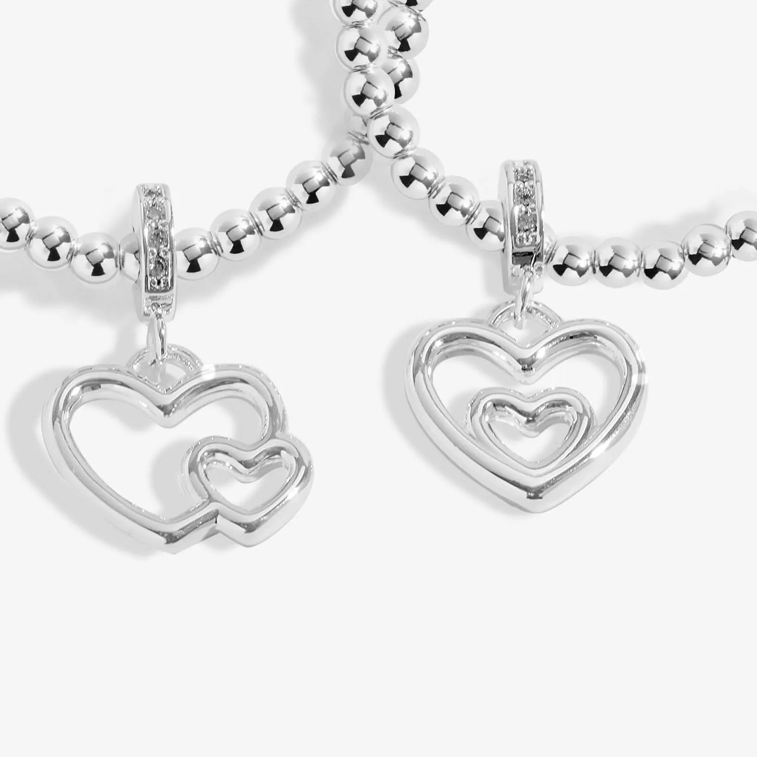 Infinity Darling Daughter Silver Plated Linked Bracelet 8296