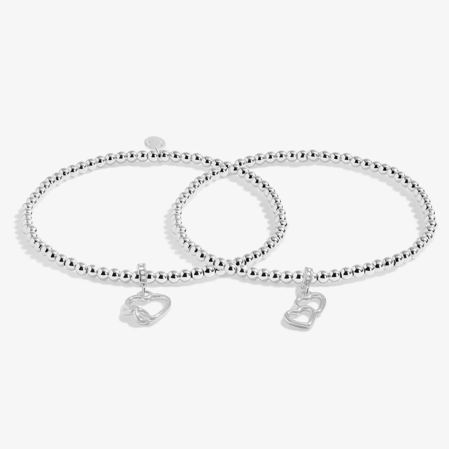 Infinity Forever Friends Silver Plated Linked Bracelet 8291