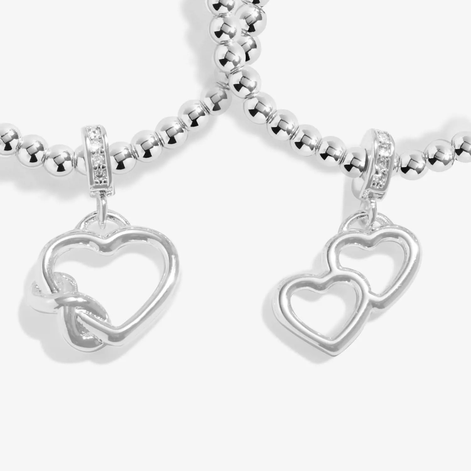 Infinity Forever Friends Silver Plated Linked Bracelet 8291
