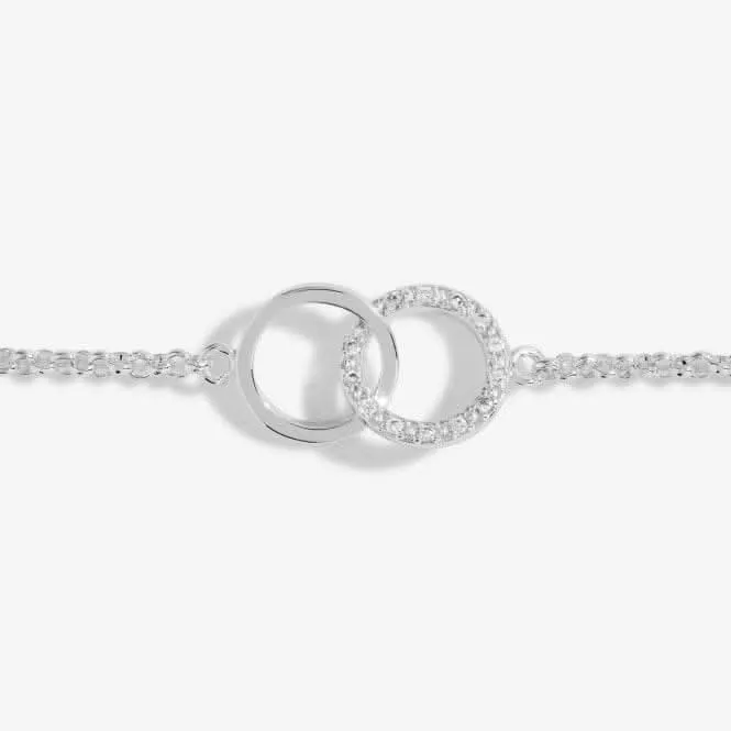 Infinity Links Circle Silver 19cm Adjustable Bracelet 5369