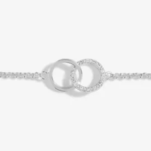 Infinity Links Circle Silver 19cm Adjustable Bracelet 5369