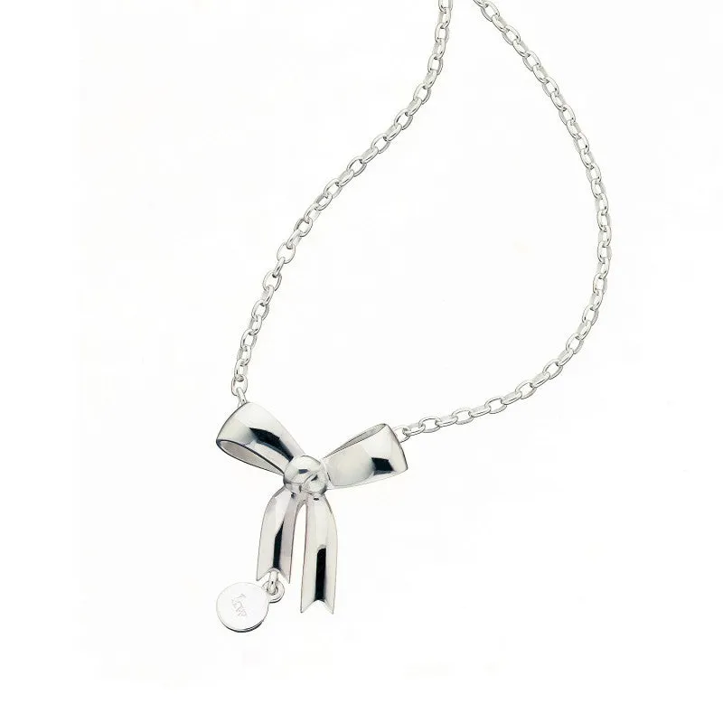 Karen Walker Bow Pendant - Silver