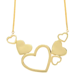 Karen Walker Exploding Heart Necklace - 9ct Gold