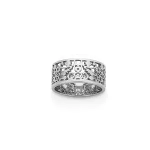 Karen Walker Filigree Band, Narrow - Silver