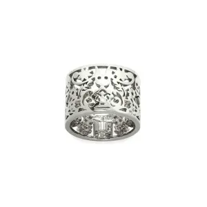 Karen Walker Filigree Band, Wide - Silver