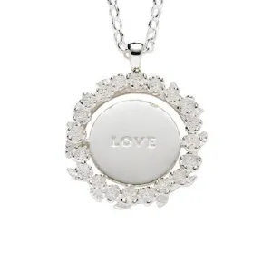 Karen Walker Love/Hate Mood Pendant - Silver