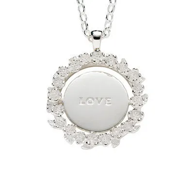 Karen Walker Love/Hate Mood Pendant - Silver