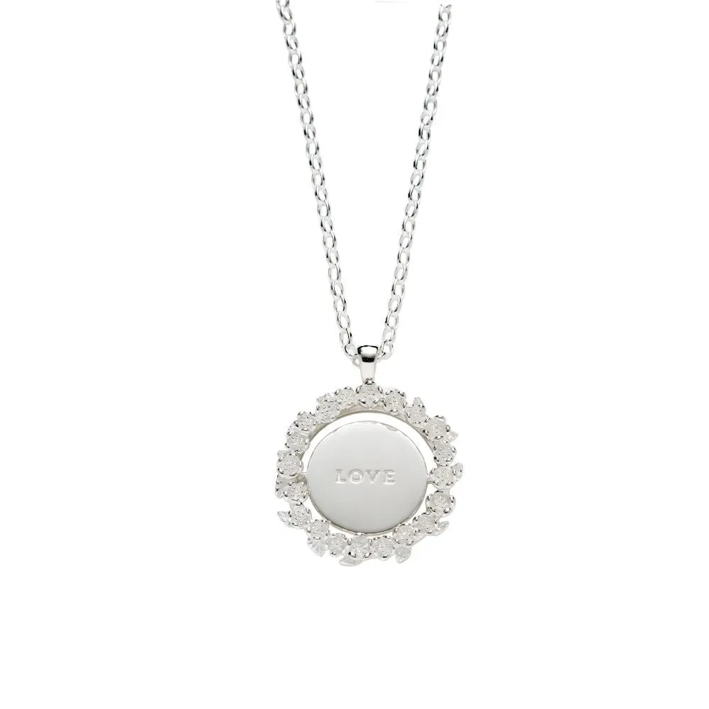 Karen Walker Love/Hate Mood Pendant - Silver