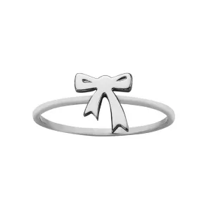 Karen Walker Mini Bow Ring - Silver