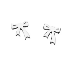 Karen Walker Mini Bow Studs - Silver