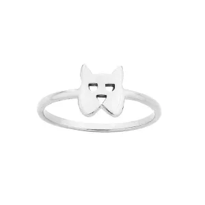 Karen Walker Mini Dog Ring - Silver