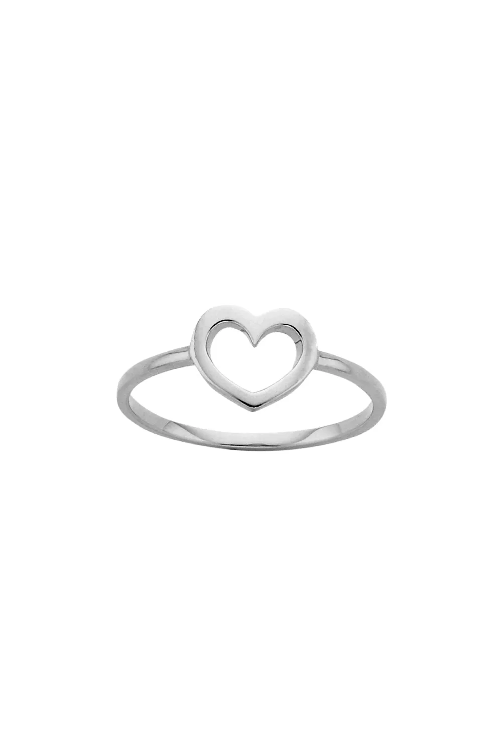 Karen Walker Mini Heart Ring - Silver