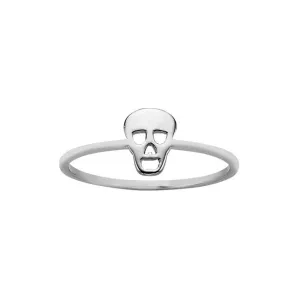 Karen Walker Mini Skull Ring - Silver