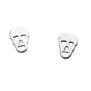 Karen Walker Mini Skull Stud - Silver