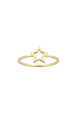 Karen Walker Mini Star Ring - 9ct Gold