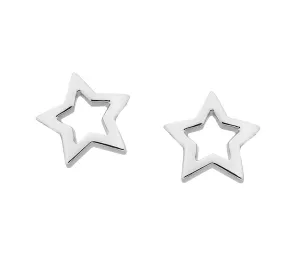 Karen Walker Mini Star Studs - Silver