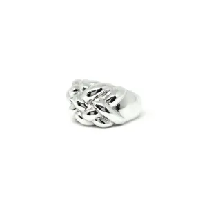 Karen Walker Rope Ring - Silver