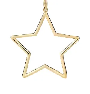 Karen Walker Star Outline Charm - 9ct Gold
