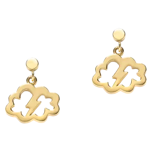 Karen Walker Weather Lightning Bolt Earrings - 9ct Gold