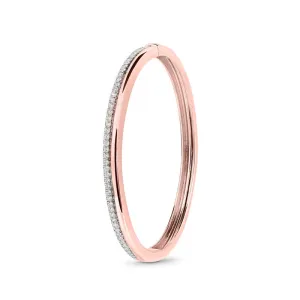 Ksenia Mirella Prima 18ct Rose Gold 0.76ct Diamond Bangle