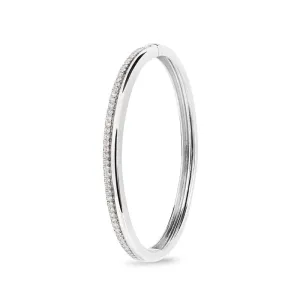 Ksenia Mirella Prima 18ct White Gold 0.76ct Diamond Bangle