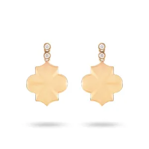 Ksenia Mirella Regal 18ct Yellow Gold 0.28ct Diamond Earrings