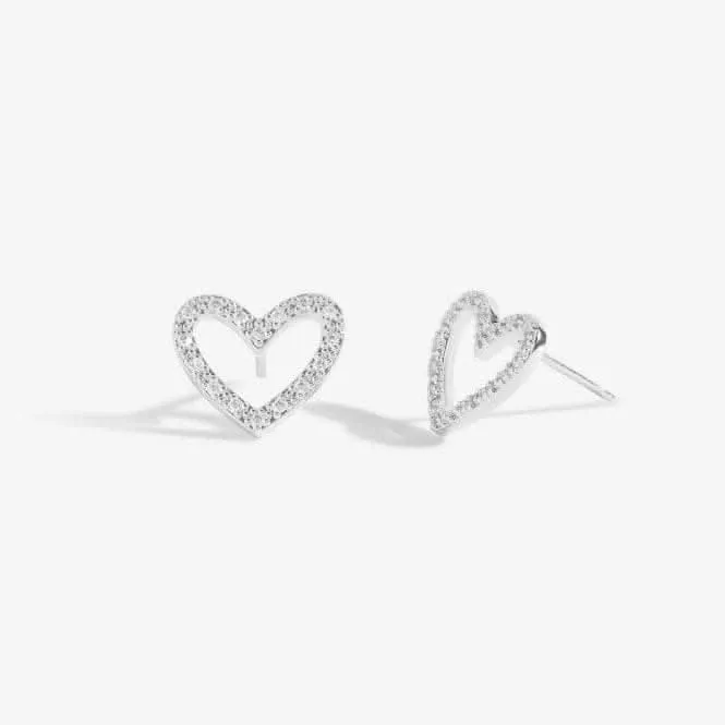 Lila Heart Earring Duo 5913