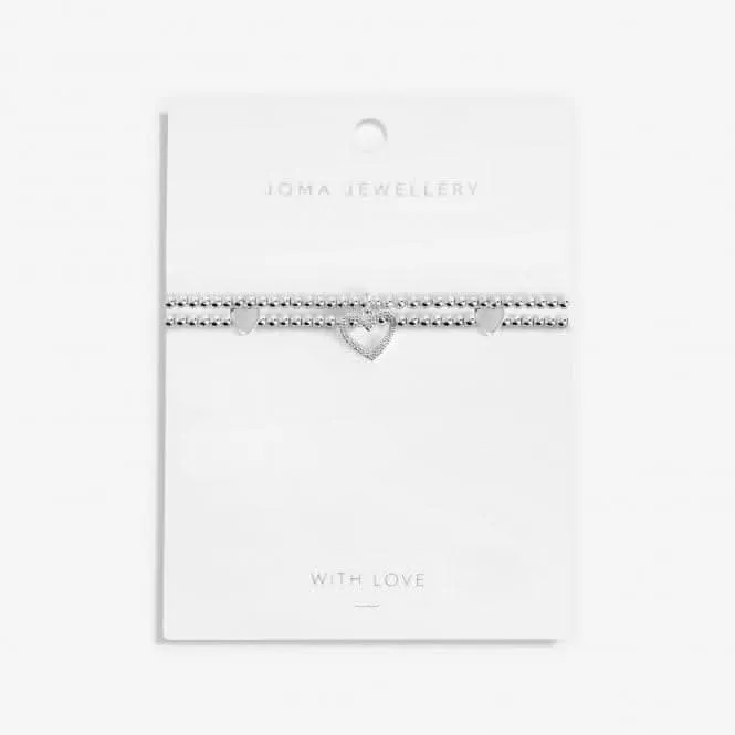 Lila Heart Layered Bracelet 5915