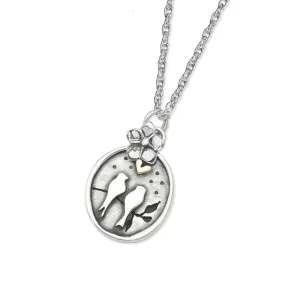 Linda Macdonald Starry Night Sterling Silver 9ct Yellow Gold Necklace D