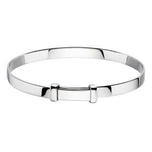 Little Star Cote Sterling Silver Christening Bangle