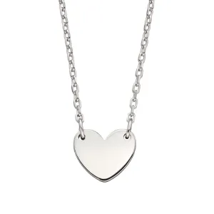 Little Star Sterling Silver Matilda Heart Adult Necklace